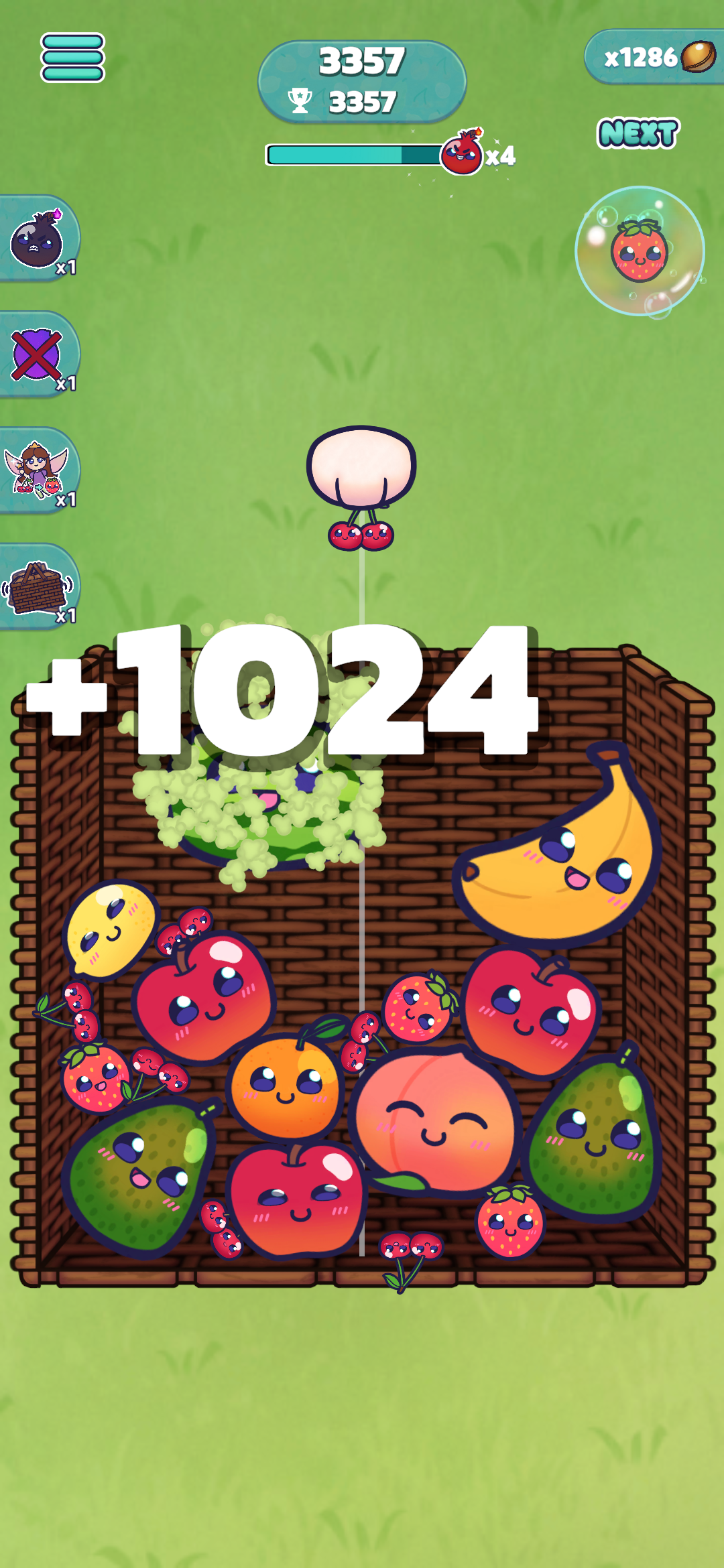 Pawsome Fruit Merge screenshot 2