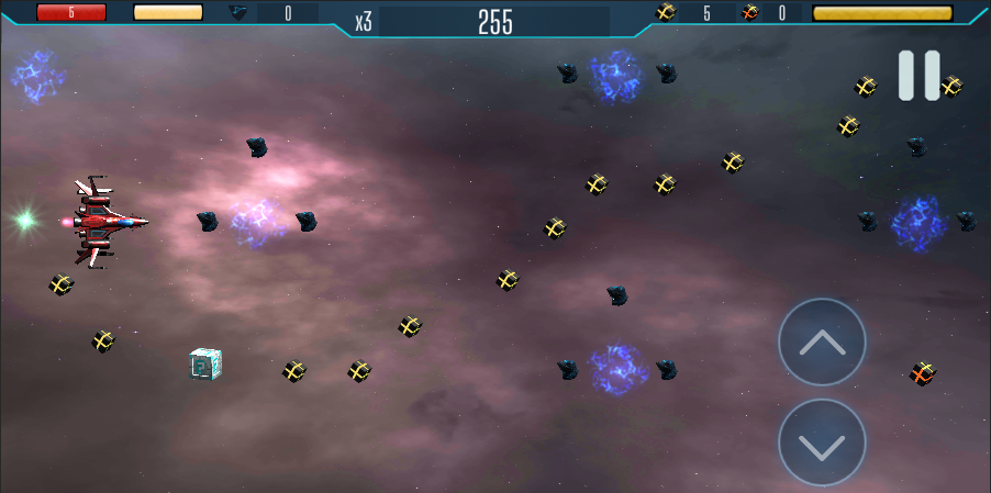 Space Ship: Among Meteorites screenshot 1